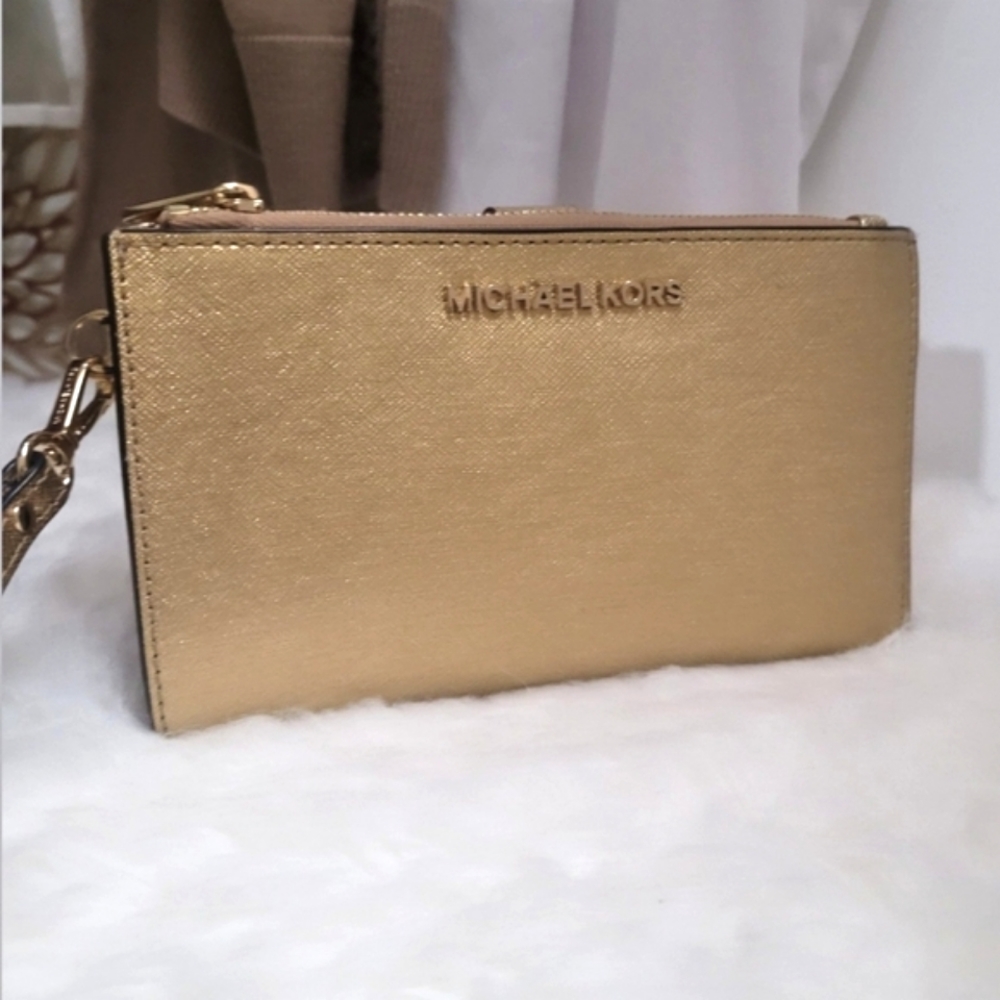 Michael Kors Double Zip Smartphone Wallet